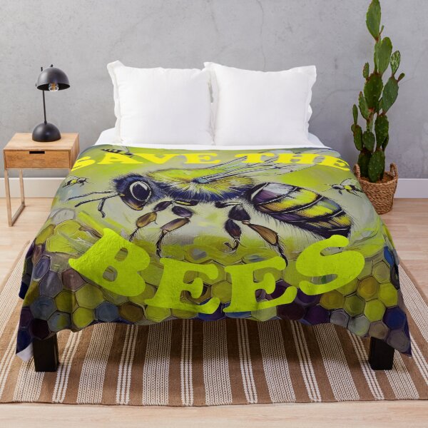 Item preview, Save the Bees : Vibrant Artwork Supporting Bee Conservation designed and sold by Flower Magic .