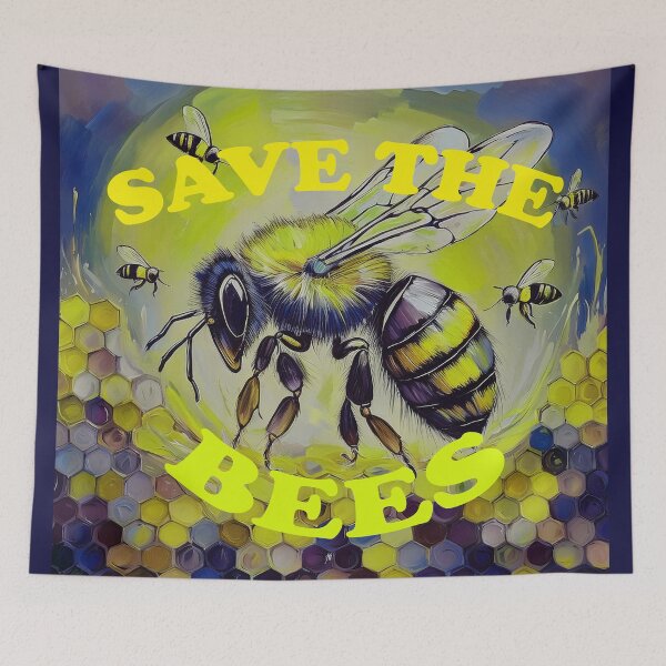 Item preview, Save the Bees : Vibrant Artwork Supporting Bee Conservation designed and sold by Flower Magic .