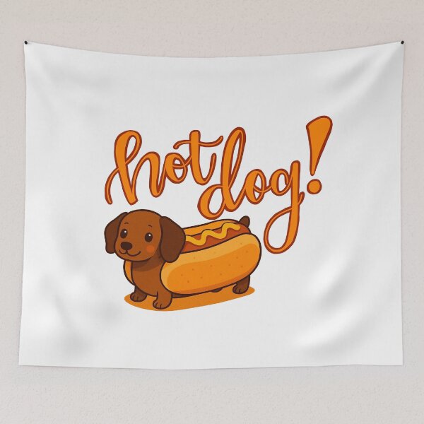 Item preview, HOT DOG Weiner dog designed and sold by abbeygfrerer.