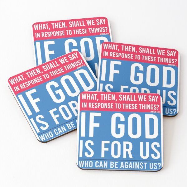 Item preview, Bible verse Romans 8:31 if God is with us, Who is against us designed and sold by samshopindia.