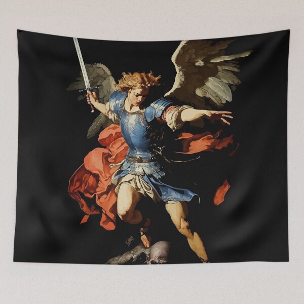 Item preview, St Michael The Archangel Defend Us In Battle designed and sold by teenugs.