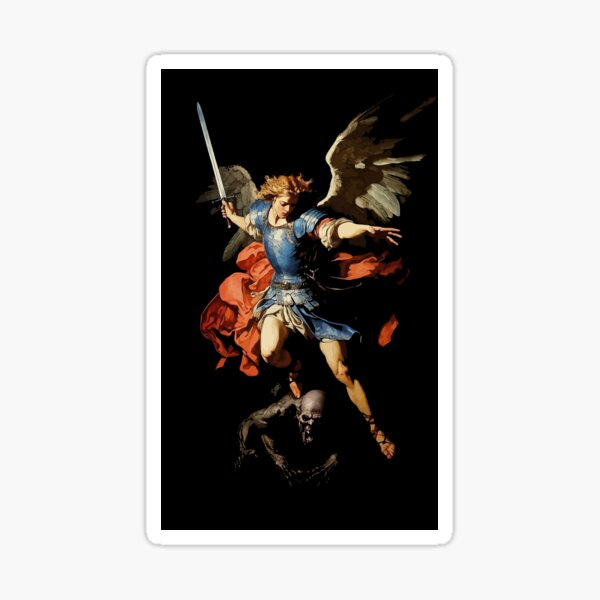 Item preview, St Michael The Archangel Defend Us In Battle designed and sold by teenugs.