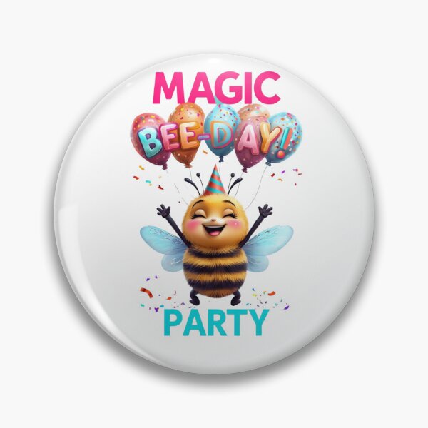 Item preview, Magic Bee-Day Party Balloons Bumblebee designed and sold by SmartyWonders.