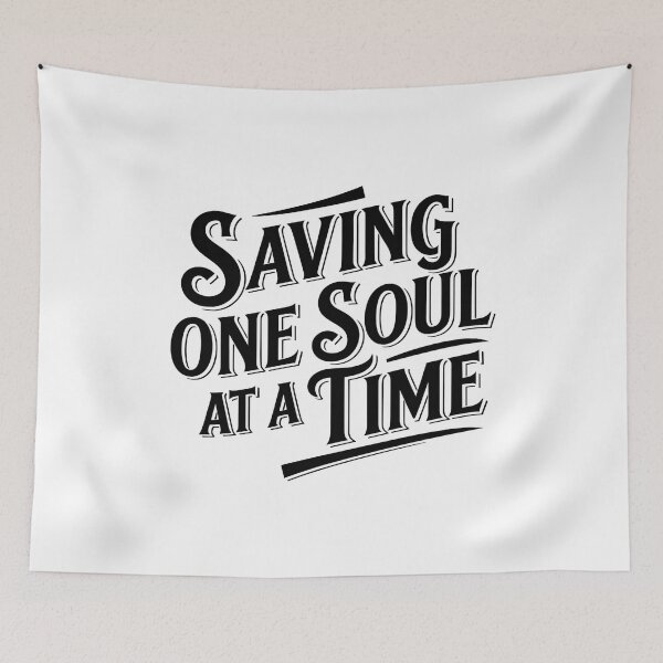 Item preview, Saving One Soul at a Time – Animal Rescue  designed and sold by CuteDesignables.