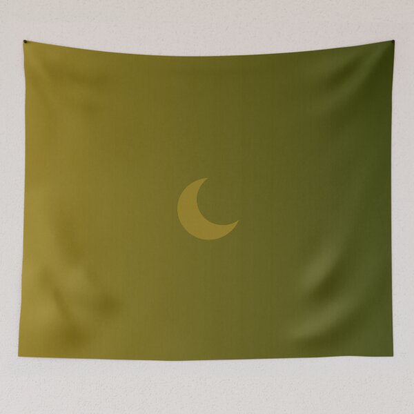 Item preview, Gold Moon in Gold Gradient Sky designed and sold by ShaunSandhu.