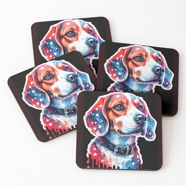 Item preview, Proud Pup: Big Dog with US Flag Stars  designed and sold by Uplift36.