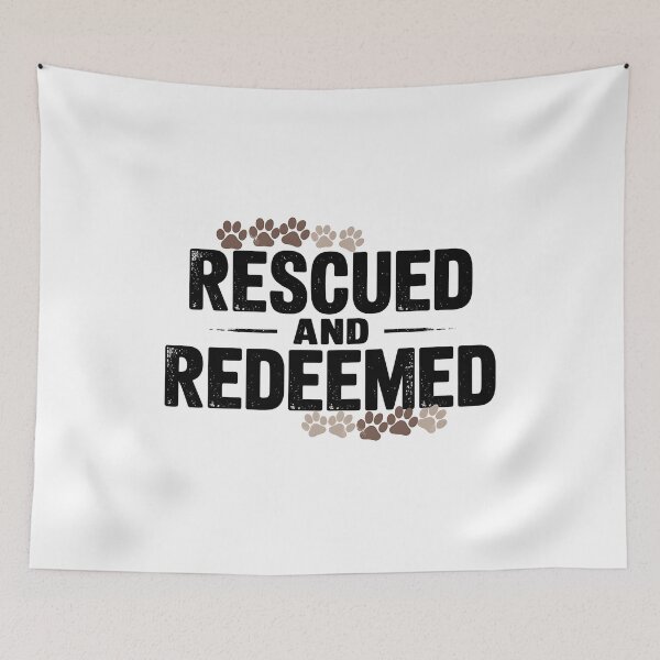 Item preview, Rescue and Redeemed – Animal Rescue Lover designed and sold by CuteDesignables.