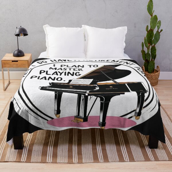 Item preview, Yes, I Do Have a Retirement Plan. I Plan to Master Playing Piano T-Shirt designed and sold by Toto Designs.