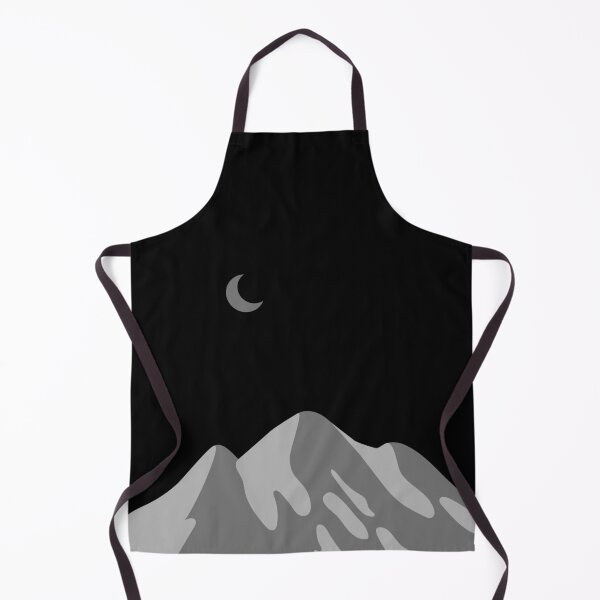 Item preview, Black Night w/Gray Mountain & Crescent Moon designed and sold by ShaunSandhu.