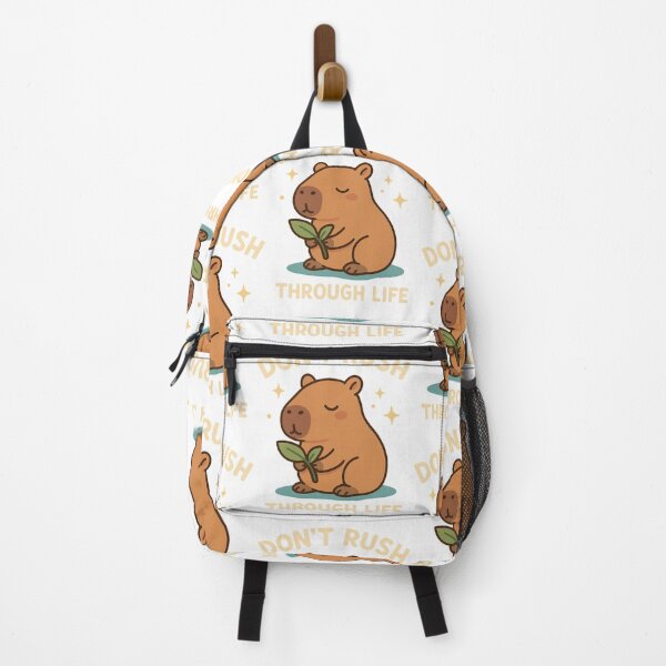 Item preview, Don't Rush Through Life – Kawaii Capybara with Chill Vibes designed and sold by Doostod.