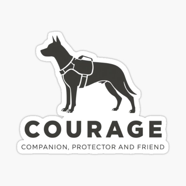 Item preview, Military Service Dogs – Minimalist Tribute Design for Heroes designed and sold by LnsCreations.