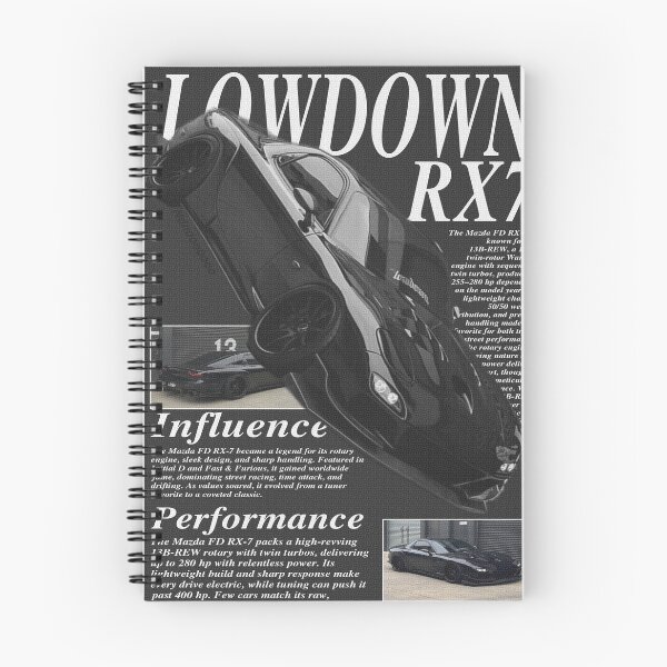 Item preview, Lowdown RX-7 Retro Car designed and sold by thundergearshop.