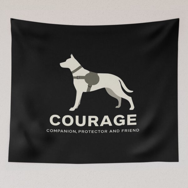 Item preview, Military Service Dogs – Minimalist Tribute Design for Heroes designed and sold by LnsCreations.