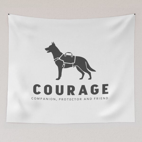 Item preview, Military Service Dogs – Minimalist Tribute Design for Heroes designed and sold by LnsCreations.