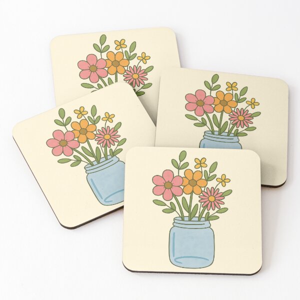 Item preview, Flowers in Mason Jar  designed and sold by GraphicsClub.