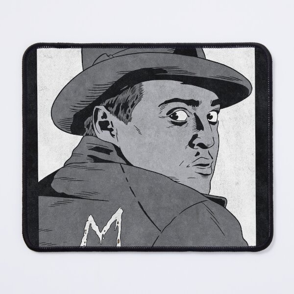 Item preview, HANS BECKERT - M (Greyscale) designed and sold by FamousWeirdosRB.