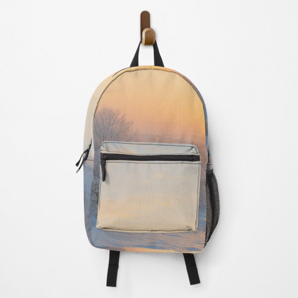 Item preview, Winter Sunrise Over a Snowy Forest designed and sold by TheWonkyEaselCo.