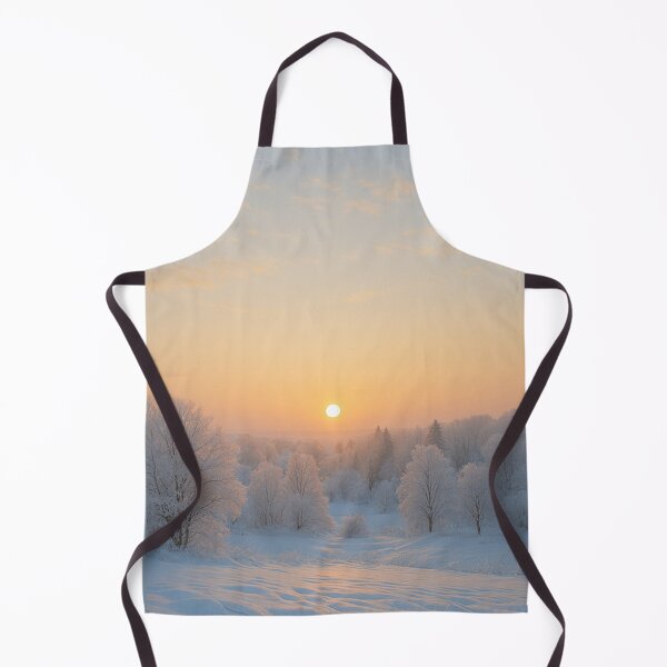 Item preview, Winter Sunrise Over a Snowy Forest designed and sold by TheWonkyEaselCo.