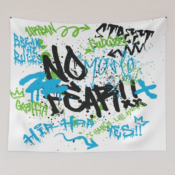 Item preview, No fear, graffiti style designed and sold by TYTOS-SHOP.