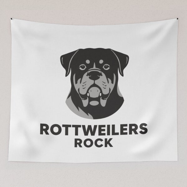 Item preview, Rottweilers Rock – Minimalist Bold Rottweiler designed and sold by LnsCreations.
