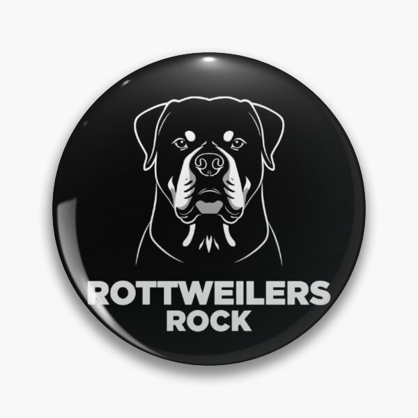 Item preview, Rottweilers Rock – Minimalist Bold Rottweiler designed and sold by LnsCreations.