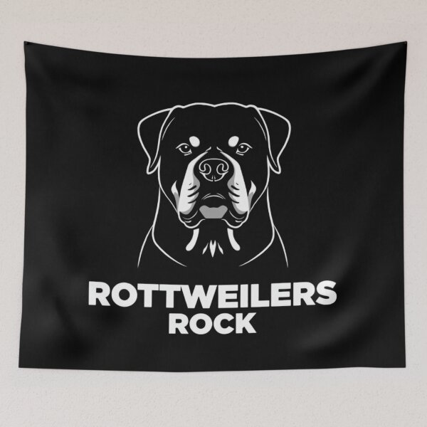 Item preview, Rottweilers Rock – Minimalist Bold Rottweiler designed and sold by LnsCreations.