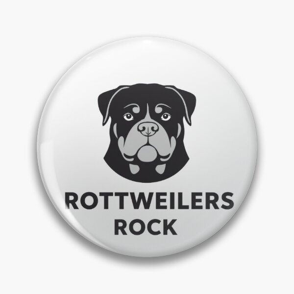 Item preview, Rottweilers Rock – Minimalist Bold Rottweiler designed and sold by LnsCreations.