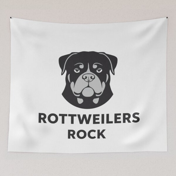 Item preview, Rottweilers Rock – Minimalist Bold Rottweiler designed and sold by LnsCreations.