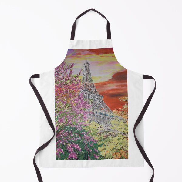 Item preview, Paris In Bloom Eiffel Tower acrylic painting designed and sold by ArtByAMReisig.