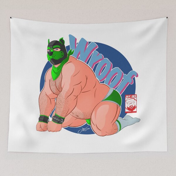 Item preview, Wroof Pup – Green Pup Power designed and sold by JoeyGeeArt.