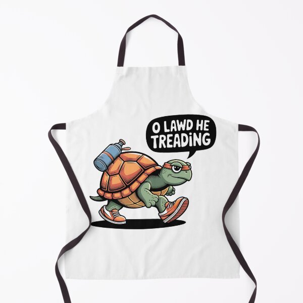 Item preview, O Lawd He Treading, Funny Determined Powerwalking Turtle designed and sold by Bliss Find And Design.