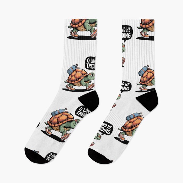 Item preview, O Lawd He Treading, Funny Determined Powerwalking Turtle designed and sold by Bliss Find And Design.