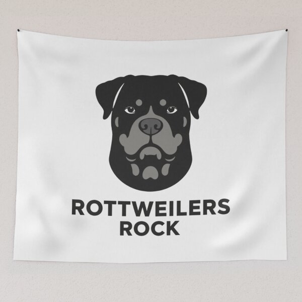 Item preview, Rottweilers Rock – Minimalist Bold Rottweiler designed and sold by LnsCreations.