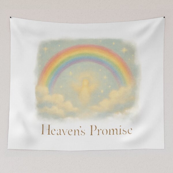 Item preview, Heaven’s Promise – Spiritual Rainbow Sky Blessing designed and sold by GardenReign.