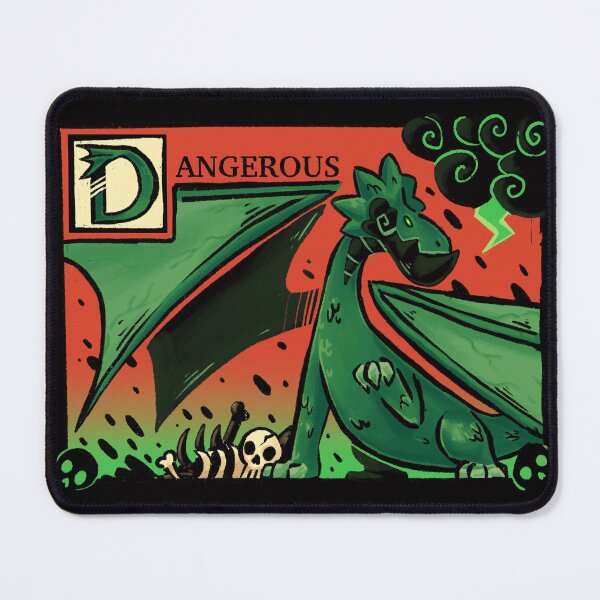 Item preview, Dangerous Green Dragon designed and sold by MilagroArt.