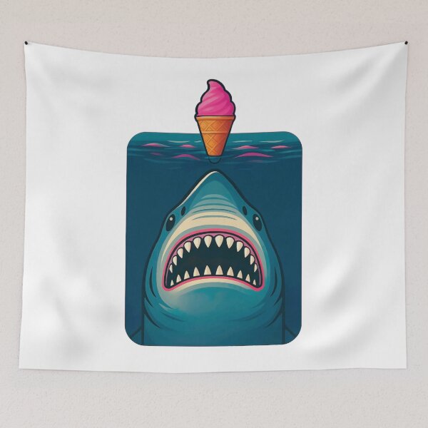 Item preview, Jaws Ice Cream Shark designed and sold by savesarah.