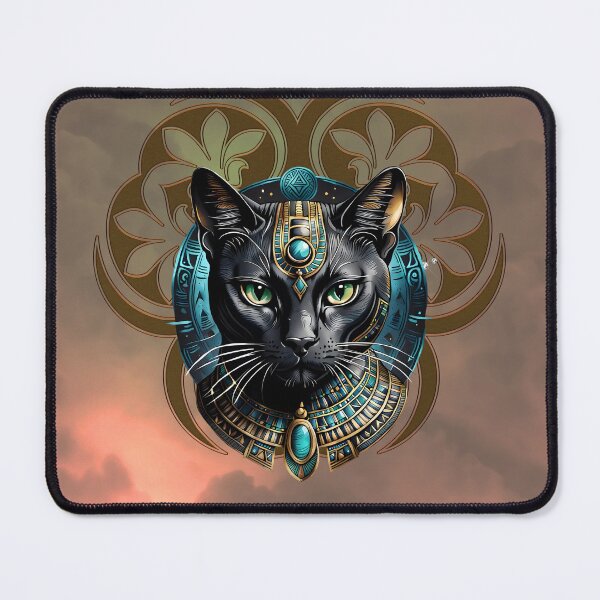 Item preview, Mystical cat of Egypt, black as night, radiant as the sun. designed and sold by nicky2342.