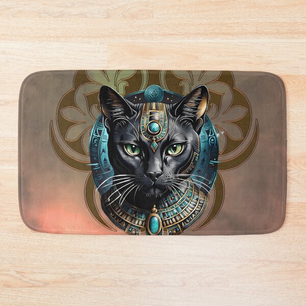 Item preview, Mystical cat of Egypt, black as night, radiant as the sun. designed and sold by nicky2342.