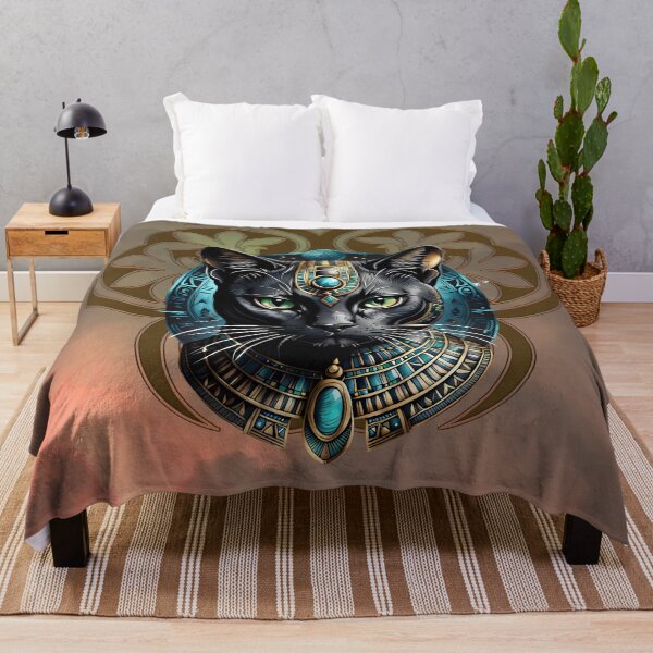 Item preview, Mystical cat of Egypt, black as night, radiant as the sun. designed and sold by nicky2342.