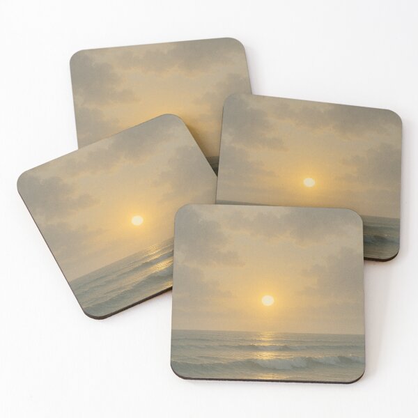 Item preview, Sunrise over a Tranquil Sea designed and sold by TheWonkyEaselCo.