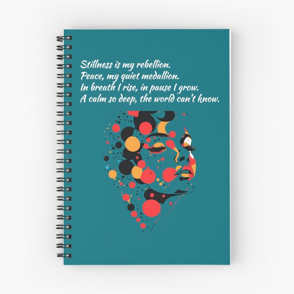 Item preview, "Rise In Stillness" positive attitude quotes design designed and sold by TR_fairydesigns.