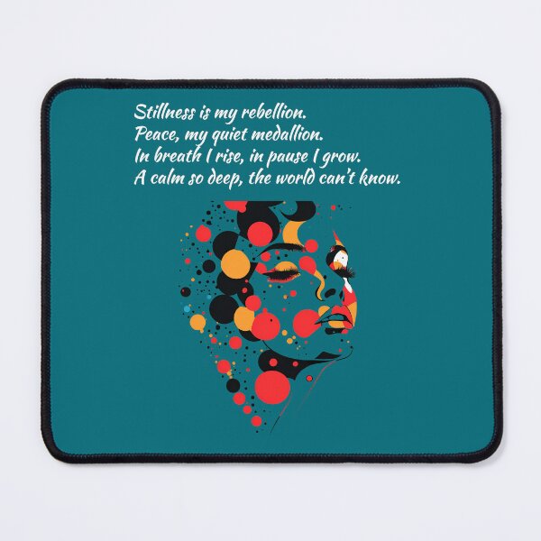 Item preview, "Rise In Stillness" positive attitude quotes design designed and sold by TR_fairydesigns.