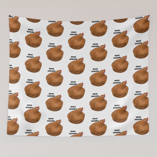 Item preview, Fat Brown Chicken (Queen Mentality) designed and sold by CritterStudio.