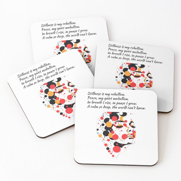 Item preview, "Rise In Stillness" positive attitude quotes design designed and sold by TR_fairydesigns.