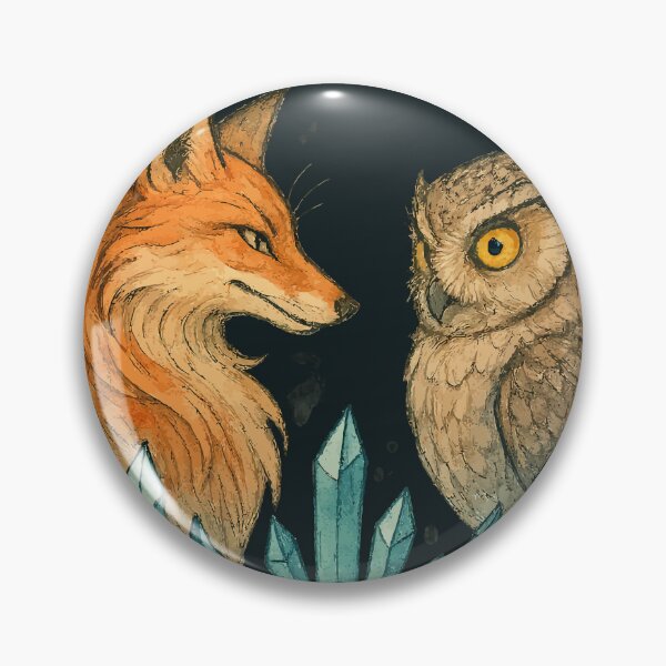 Item preview, Wisdom and Fire – The Fox & the Owl designed and sold by xmoudx.