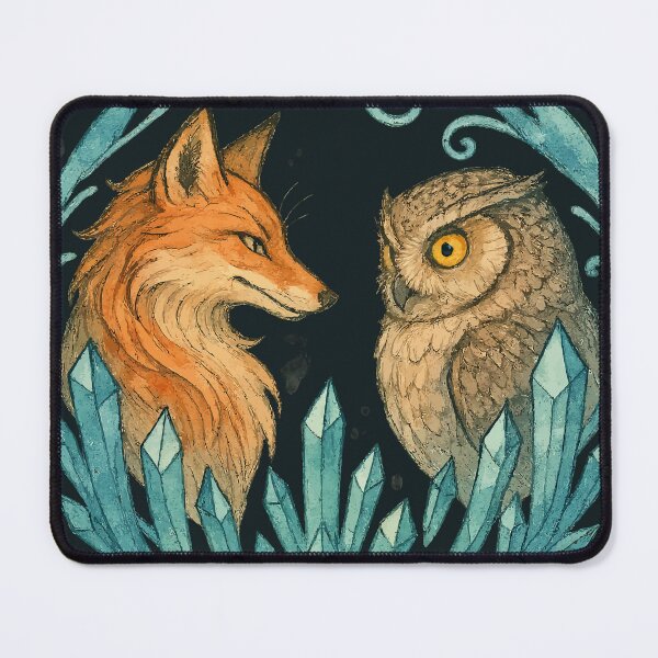 Item preview, Wisdom and Fire – The Fox & the Owl designed and sold by xmoudx.