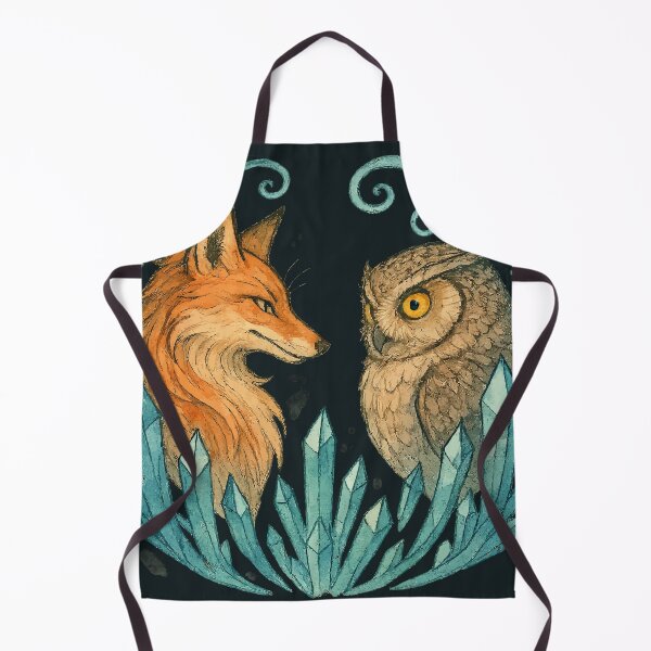 Item preview, Wisdom and Fire – The Fox & the Owl designed and sold by fadilow.