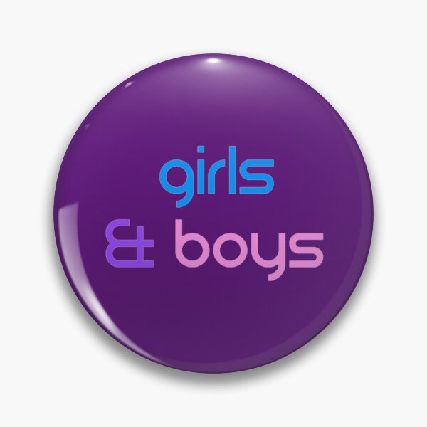 Item preview, Blur band girls and boys pink and blue design designed and sold by KokoroArts.