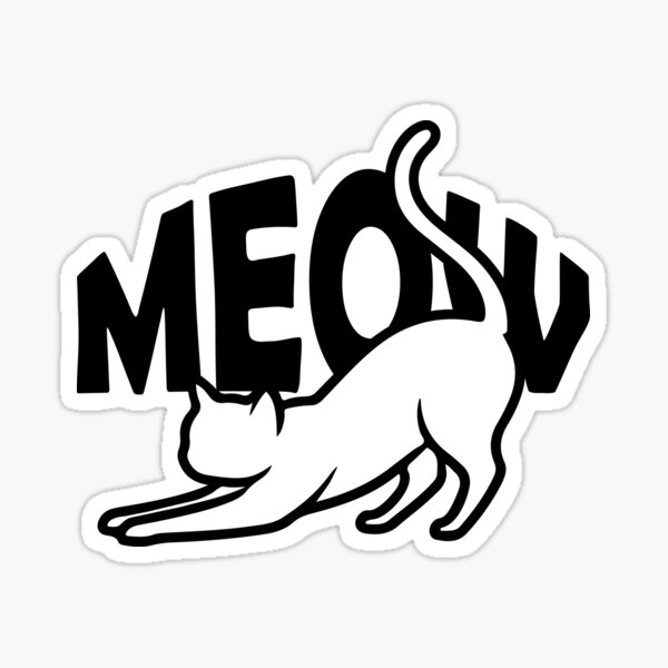 Item preview, Minimalist Meow designed and sold by ByGio.