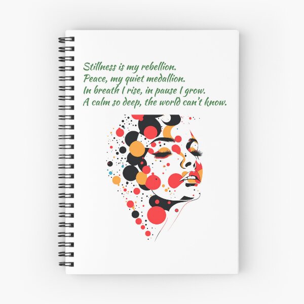 Item preview,  "Rise In Stillness" positive attitude quotes design designed and sold by TR_fairydesigns.